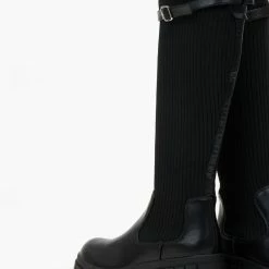 Ολοκαίνουργιο 🤩 The Fashion Project Μπότες κάλτσα με ζωνάκι - Μαύρο 💯 -Sneakers Κατάστημα mpotes kaltsa me zwnaki 106653 xdyr