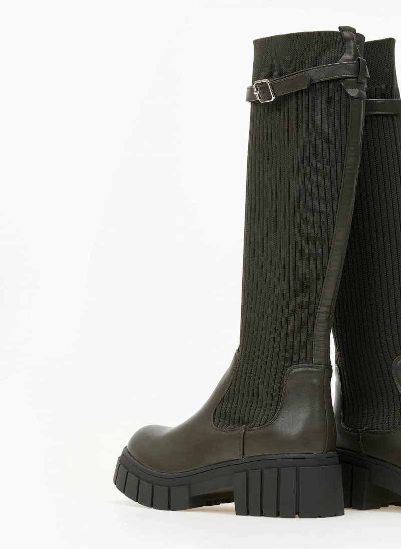 Προϋπολογισμός ❤️ The Fashion Project Μπότες κάλτσα με ζωνάκι - Λαδί 🎉 8 Προϋπολογισμός ❤️ The Fashion Project Μπότες κάλτσα με ζωνάκι - Λαδί 🎉 - Image 6