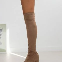 Αγορά ✨ The Fashion Project Μπότες κάλτσα μυτερές - Τάουπε 👍 -Sneakers Κατάστημα mpotes kaltsa muteres 108876 9h8l