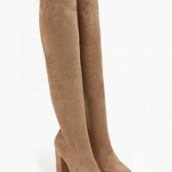 Αγορά ✨ The Fashion Project Μπότες κάλτσα μυτερές - Τάουπε 👍 -Sneakers Κατάστημα mpotes kaltsa muteres 108876 9lgz