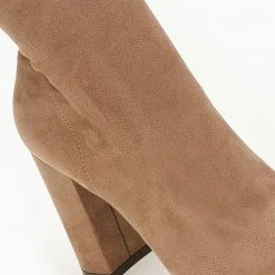 Αγορά ✨ The Fashion Project Μπότες κάλτσα μυτερές - Τάουπε 👍 -Sneakers Κατάστημα mpotes kaltsa muteres 108876 k307