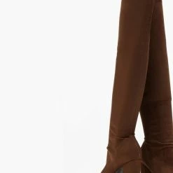 Αγορά ⭐ The Fashion Project Μπότες κάλτσα μυτερές - Καφέ 💯 -Sneakers Κατάστημα mpotes kaltsa muteres 108877 0htk