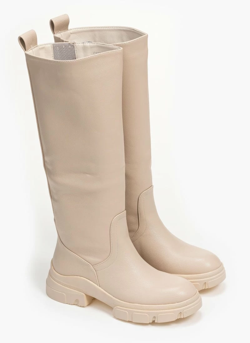 Πολύ καλή προσφορά 😉 The Fashion Project Μπότες Chunky - Μπεζ ✨ 3 Πολύ καλή προσφορά 😉 The Fashion Project Μπότες Chunky - Μπεζ ✨