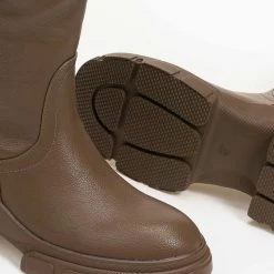 Η καλύτερη συμφωνία 🛒 The Fashion Project Μπότες Chunky - Τάουπε 😉 -Sneakers Κατάστημα mpotes me chunky sola 95674 drk1