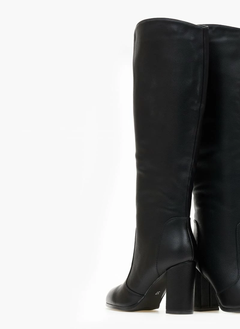 Η καλύτερη συμφωνία ⭐ The Fashion Project Μπότες με εξωτερικές ραφές - Μαύρο 👏 6 Η καλύτερη συμφωνία ⭐ The Fashion Project Μπότες με εξωτερικές ραφές - Μαύρο 👏 - Image 4