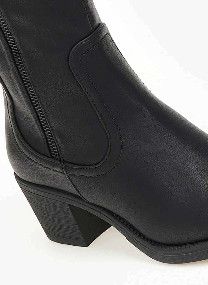 Φτηνός 😉 The Fashion Project Μπότες με εξωτερικό φερμουάρ - Μαύρο 🎉 5 Φτηνός 😉 The Fashion Project Μπότες με εξωτερικό φερμουάρ - Μαύρο 🎉 - Image 3