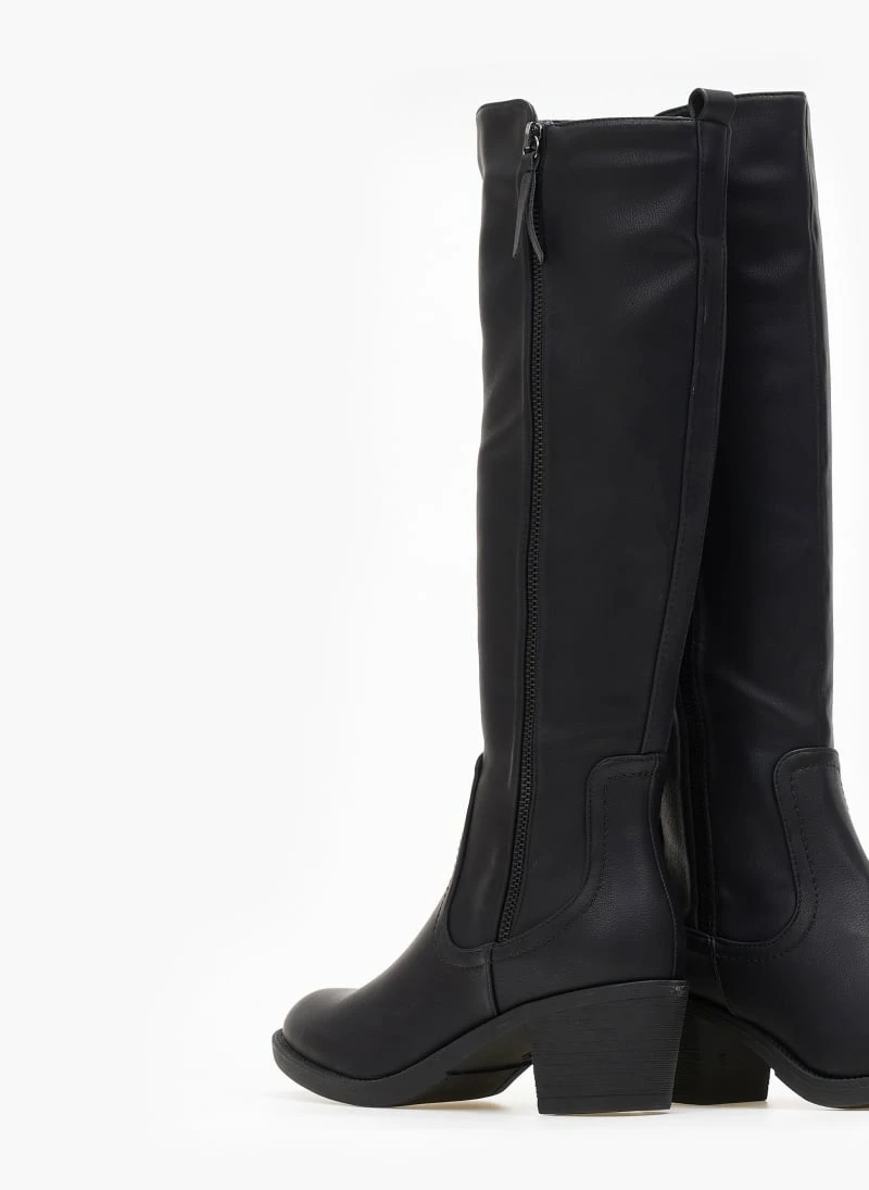 Φτηνός 😉 The Fashion Project Μπότες με εξωτερικό φερμουάρ - Μαύρο 🎉 6 Φτηνός 😉 The Fashion Project Μπότες με εξωτερικό φερμουάρ - Μαύρο 🎉 - Image 4