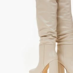 Η καλύτερη συμφωνία 🥰 The Fashion Project Μπότες με φιάπα και χοντρό τακούνι - Μπεζ 😀 14 Η καλύτερη συμφωνία 🥰 The Fashion Project Μπότες με φιάπα και χοντρό τακούνι - Μπεζ 😀 -Sneakers Κατάστημα mpotes me fiapa kai xontro takouni 105682 2dlj