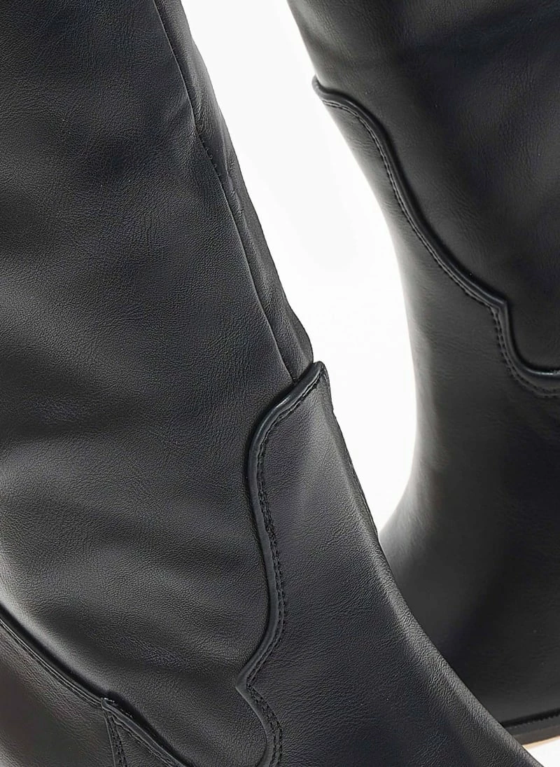 Προϋπολογισμός 😉 The Fashion Project Μπότες με λοξό τελείωμα - Μαύρο ✨ 8 Προϋπολογισμός 😉 The Fashion Project Μπότες με λοξό τελείωμα - Μαύρο ✨ - Image 6