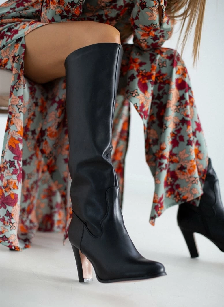 Προϋπολογισμός 😉 The Fashion Project Μπότες με λοξό τελείωμα - Μαύρο ✨ 3 Προϋπολογισμός 😉 The Fashion Project Μπότες με λοξό τελείωμα - Μαύρο ✨