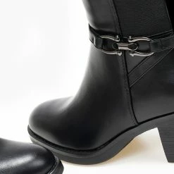 Ολοκαίνουργιο ❤️ The Fashion Project Μπότες με μεταλλική λεπτομέρεια - Μαύρο 🌟 -Sneakers Κατάστημα mpotes me metalliki leptomereia 108707 eti8