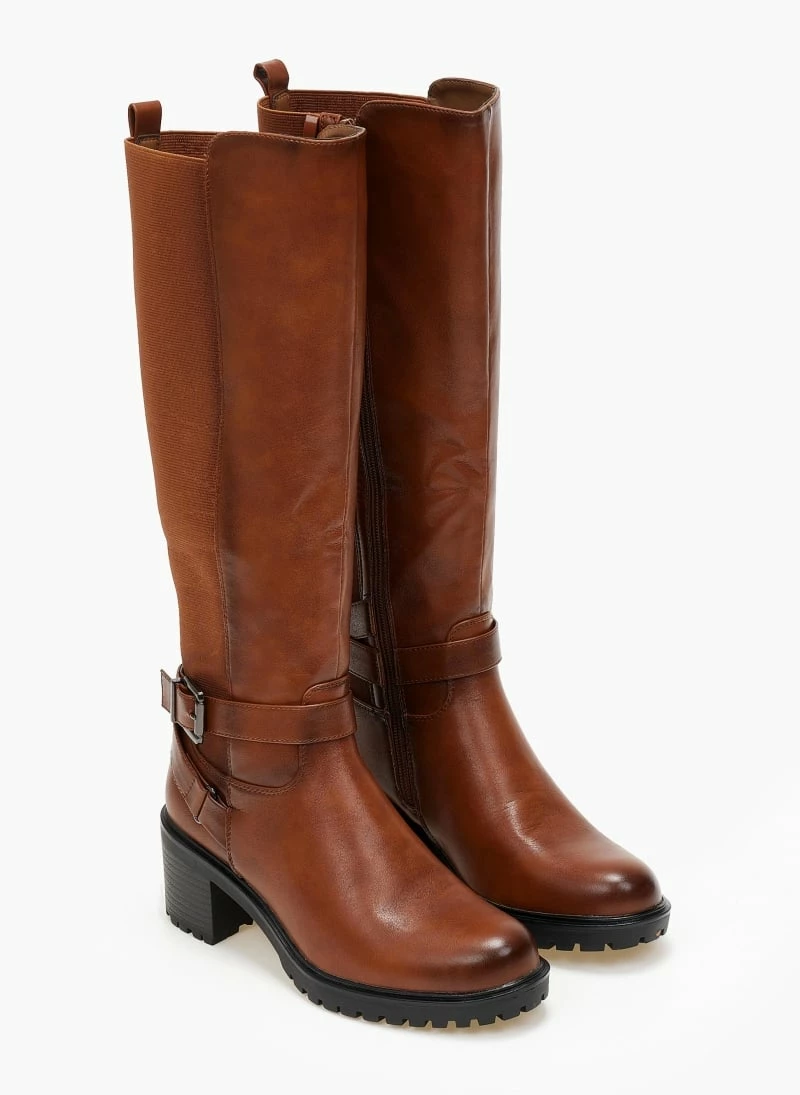 Πολύ καλή προσφορά 🤩 The Fashion Project Μπότες με χιαστί ζωνάκι - Ταμπά 😀 5 Πολύ καλή προσφορά 🤩 The Fashion Project Μπότες με χιαστί ζωνάκι - Ταμπά 😀 - Image 3