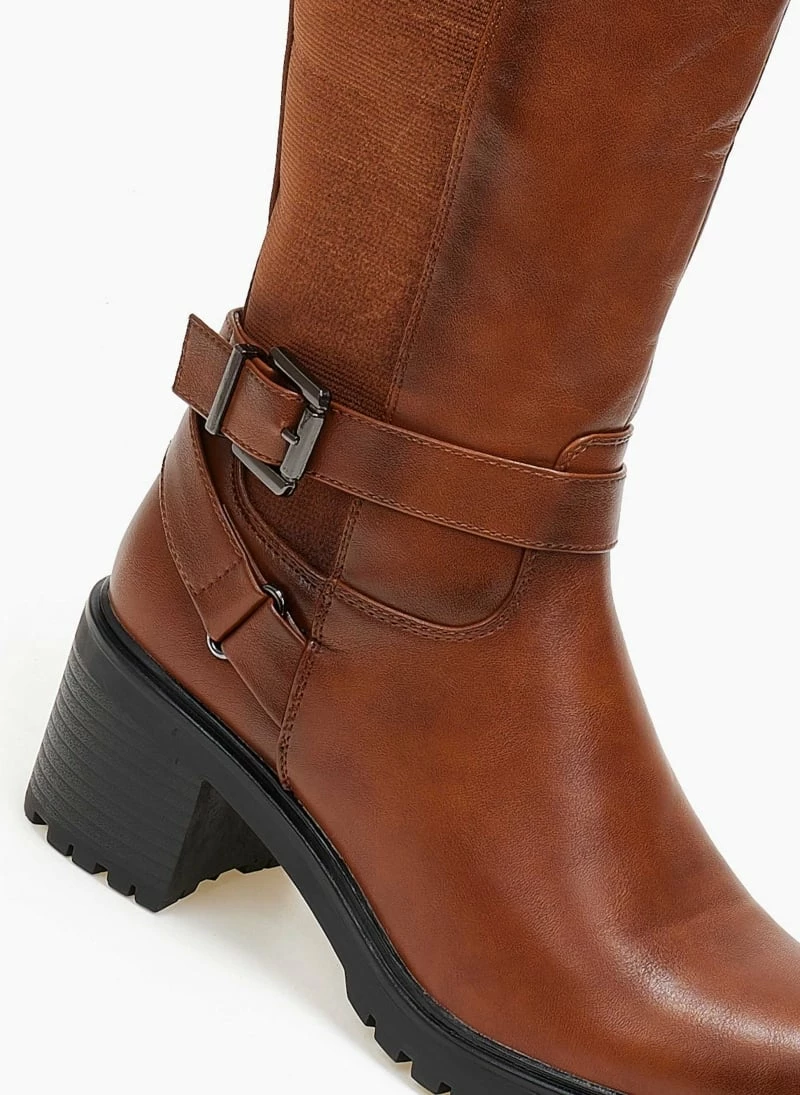 Πολύ καλή προσφορά 🤩 The Fashion Project Μπότες με χιαστί ζωνάκι - Ταμπά 😀 7 Πολύ καλή προσφορά 🤩 The Fashion Project Μπότες με χιαστί ζωνάκι - Ταμπά 😀 - Image 5