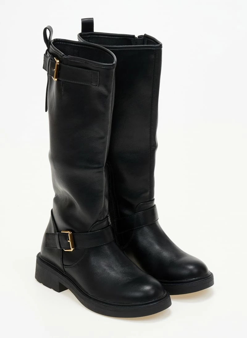 Πολύ καλή προσφορά ⭐ The Fashion Project Μπότες με ζωνάκια - Μαύρο 👍 4 Πολύ καλή προσφορά ⭐ The Fashion Project Μπότες με ζωνάκια - Μαύρο 👍 - Image 2