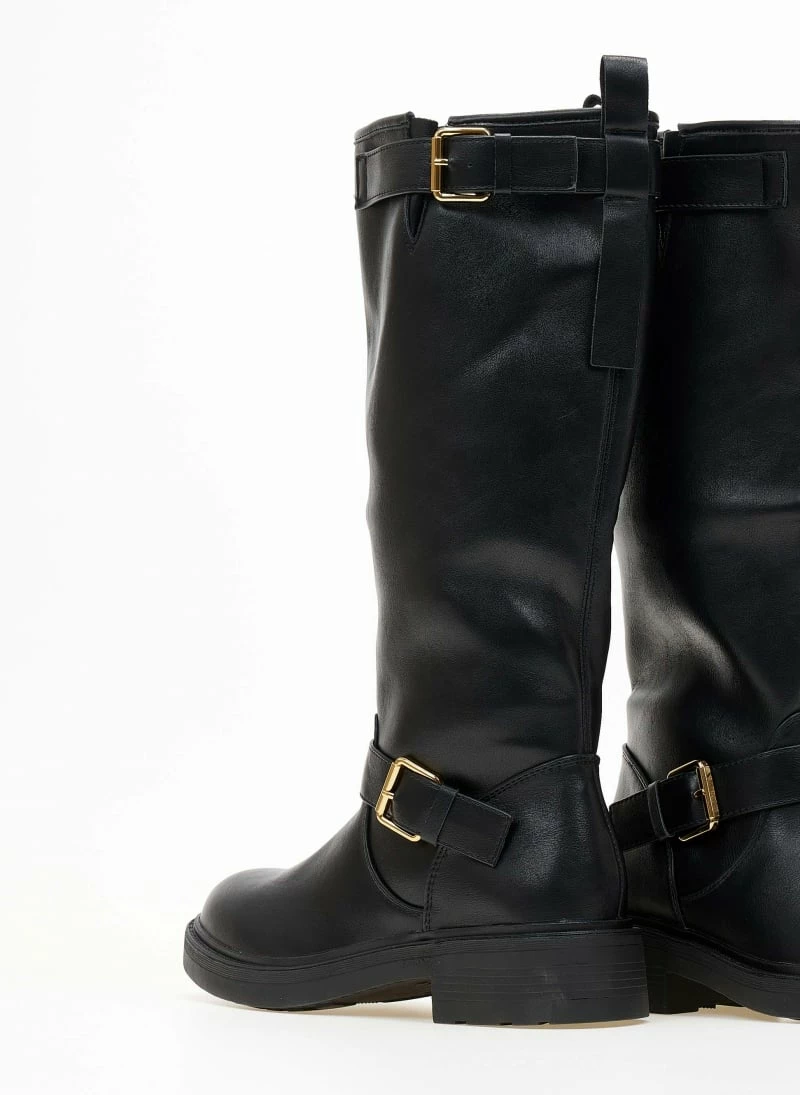 Πολύ καλή προσφορά ⭐ The Fashion Project Μπότες με ζωνάκια - Μαύρο 👍 6 Πολύ καλή προσφορά ⭐ The Fashion Project Μπότες με ζωνάκια - Μαύρο 👍 - Image 4