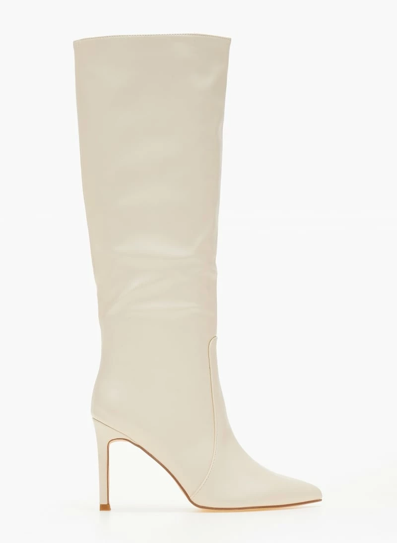 Η καλύτερη συμφωνία 👏 The Fashion Project Μπότες μυτερές με λεπτό τακούνι - Μπεζ 🥰 4 Η καλύτερη συμφωνία 👏 The Fashion Project Μπότες μυτερές με λεπτό τακούνι - Μπεζ 🥰 - Image 2