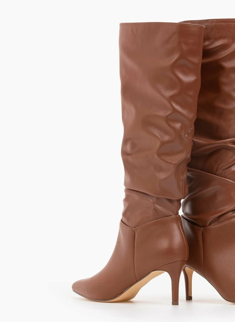 ΧΟΝΔΡΙΚΟ ΕΜΠΟΡΙΟ ❤️ The Fashion Project Μπότες μυτερές με σούρες - Ταμπά 😍 5 ΧΟΝΔΡΙΚΟ ΕΜΠΟΡΙΟ ❤️ The Fashion Project Μπότες μυτερές με σούρες - Ταμπά 😍 - Image 3