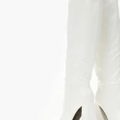 Ολοκαίνουργιο 🛒 The Fashion Project Μπότες μυτερές με τρίγωνο τακούνι - Λευκό 🧨 -Sneakers Κατάστημα mpotes muteres me trigwno takouni 105461 kw2u