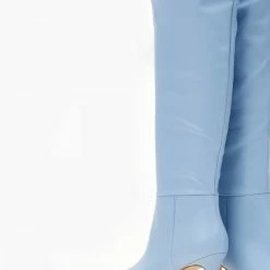 Φτηνός 🎁 The Fashion Project Μπότες μυτερές με χαμηλό τακούνι - Γαλάζιο ✨ -Sneakers Κατάστημα mpotes muteres me xamilo takouni 105443 5v5k