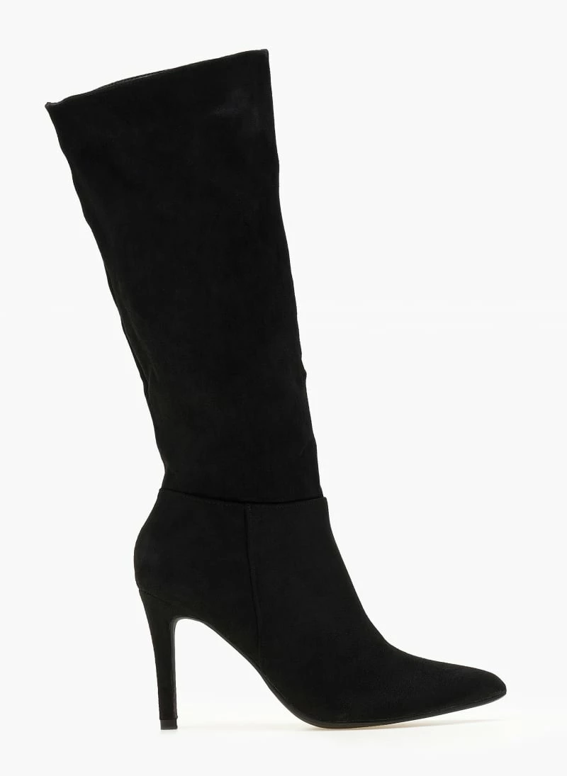 Νέος ⭐ The Fashion Project Μπότες μυτερές Suede με λεπτό τακούνι - Μαύρο 🛒 4 Νέος ⭐ The Fashion Project Μπότες μυτερές Suede με λεπτό τακούνι - Μαύρο 🛒 - Image 2