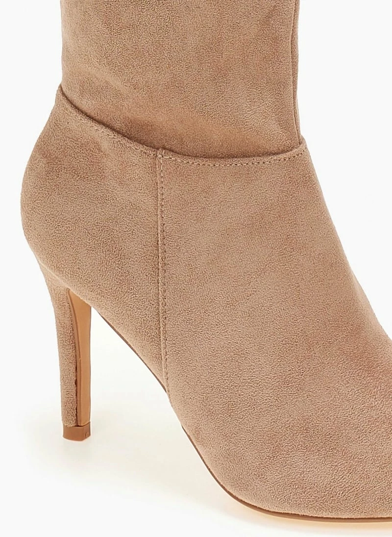 Πολύ καλή προσφορά 🥰 The Fashion Project Μπότες μυτερές Suede με λεπτό τακούνι - Πούρο 😀 5 Πολύ καλή προσφορά 🥰 The Fashion Project Μπότες μυτερές Suede με λεπτό τακούνι - Πούρο 😀 - Image 3