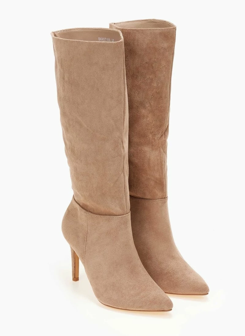 Πολύ καλή προσφορά 🥰 The Fashion Project Μπότες μυτερές Suede με λεπτό τακούνι - Πούρο 😀 4 Πολύ καλή προσφορά 🥰 The Fashion Project Μπότες μυτερές Suede με λεπτό τακούνι - Πούρο 😀 - Image 2