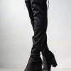 Εξοδος ⌛ The Fashion Project Μπότες πάνω από το γόνατο με ελαστική γάμπα - Μαύρο 💯 1 Εξοδος ⌛ The Fashion Project Μπότες πάνω από το γόνατο με ελαστική γάμπα - Μαύρο 💯 -Sneakers Κατάστημα mpotes over the knee me elastiki gampa 107082 a5el