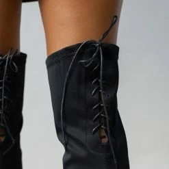 Εξοδος ⌛ The Fashion Project Μπότες πάνω από το γόνατο με ελαστική γάμπα - Μαύρο 💯 13 Εξοδος ⌛ The Fashion Project Μπότες πάνω από το γόνατο με ελαστική γάμπα - Μαύρο 💯 -Sneakers Κατάστημα mpotes over the knee me elastiki gampa 107082 rsx1