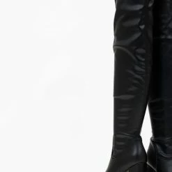 Flash Sale 😀 The Fashion Project Μπότες πάνω από το γόνατο μυτερές - Μαύρο 💯 -Sneakers Κατάστημα mpotes over the knee me takouni 106372 efyw