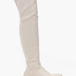 Νέος 😍 The Fashion Project Μπότες πάνω από το γόνατο με ελαστική γάμπα - Μπεζ 😉 11 Νέος 😍 The Fashion Project Μπότες πάνω από το γόνατο με ελαστική γάμπα - Μπεζ 😉 -Sneakers Κατάστημα mpotes panw apo to gonato me elastiki gampa 98890 rdnw