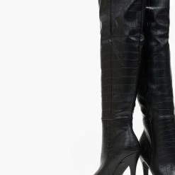 Συμφωνίες 🎉 The Fashion Project Μπότες με Pattern - Μαύρο 🥰 -Sneakers Κατάστημα mpotes panw apo to gonato me pattern 109058 0l9g