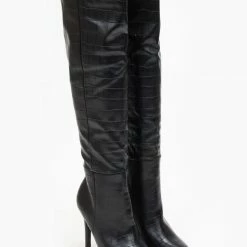 Συμφωνίες 🎉 The Fashion Project Μπότες με Pattern - Μαύρο 🥰 -Sneakers Κατάστημα mpotes panw apo to gonato me pattern 109058 1orf