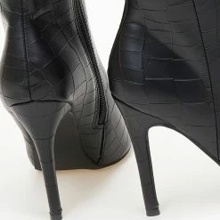 Συμφωνίες 🎉 The Fashion Project Μπότες με Pattern - Μαύρο 🥰 -Sneakers Κατάστημα mpotes panw apo to gonato me pattern 109058 uyiv