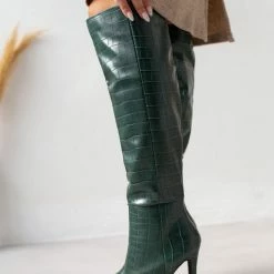 Αγορά ✨ The Fashion Project Μπότες με Pattern - Πράσινο 🤩 -Sneakers Κατάστημα mpotes panw apo to gonato me pattern 109059 1s3u