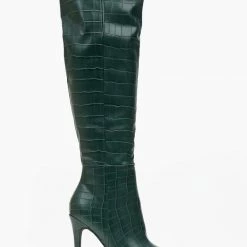 Αγορά ✨ The Fashion Project Μπότες με Pattern - Πράσινο 🤩 -Sneakers Κατάστημα mpotes panw apo to gonato me pattern 109059 vgpz