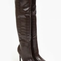 Συμφωνίες 🥰 The Fashion Project Μπότες με Pattern - Καφέ 💯 -Sneakers Κατάστημα mpotes panw apo to gonato me pattern 109060 7ywr