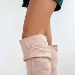 Κουπόνι 👏 The Fashion Project Μπότες πάνω από το γόνατο με σούρες - Μπεζ ⭐ 12 Κουπόνι 👏 The Fashion Project Μπότες πάνω από το γόνατο με σούρες - Μπεζ ⭐ -Sneakers Κατάστημα mpotes panw apo to gonato me soures 107273 7btn