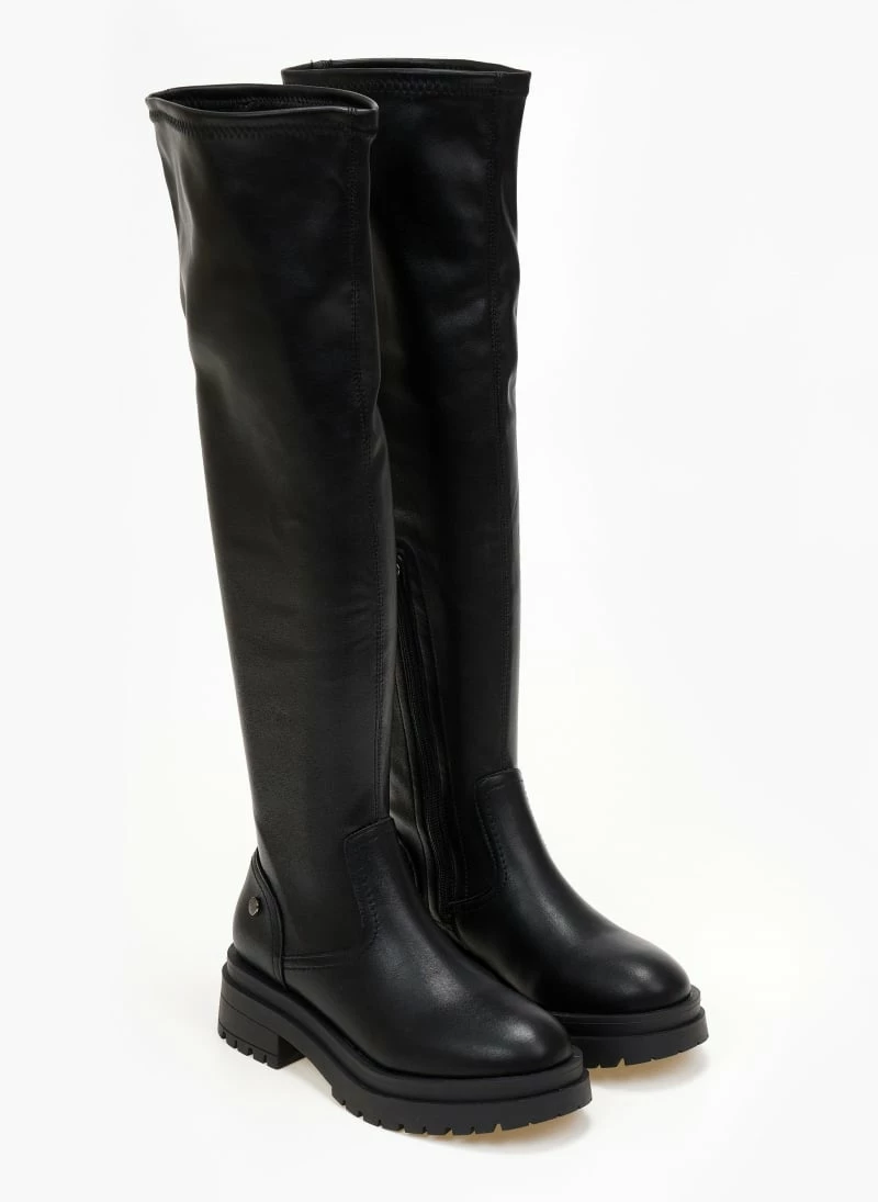 ΧΟΝΔΡΙΚΟ ΕΜΠΟΡΙΟ ✔️ Μπότες πάνω από το γόνατο Refresh 170323 - Μαύρο 🎁 5 ΧΟΝΔΡΙΚΟ ΕΜΠΟΡΙΟ ✔️ Μπότες πάνω από το γόνατο Refresh 170323 - Μαύρο 🎁 - Image 3