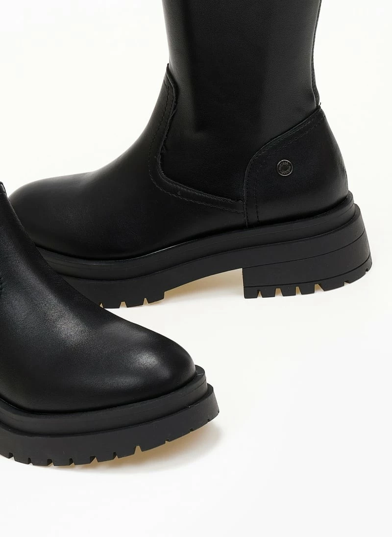 ΧΟΝΔΡΙΚΟ ΕΜΠΟΡΙΟ ✔️ Μπότες πάνω από το γόνατο Refresh 170323 - Μαύρο 🎁 8 ΧΟΝΔΡΙΚΟ ΕΜΠΟΡΙΟ ✔️ Μπότες πάνω από το γόνατο Refresh 170323 - Μαύρο 🎁 - Image 6