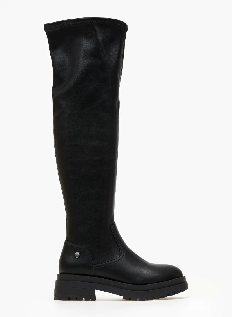 ΧΟΝΔΡΙΚΟ ΕΜΠΟΡΙΟ ✔️ Μπότες πάνω από το γόνατο Refresh 170323 - Μαύρο 🎁 4 ΧΟΝΔΡΙΚΟ ΕΜΠΟΡΙΟ ✔️ Μπότες πάνω από το γόνατο Refresh 170323 - Μαύρο 🎁 - Image 2