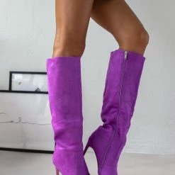 Flash Sale 🧨 The Fashion Project Μπότες Suede με λεπτό τακούνι - Μωβ 🎉 15 Flash Sale 🧨 The Fashion Project Μπότες Suede με λεπτό τακούνι - Μωβ 🎉 -Sneakers Κατάστημα mpotes suede me lepto takouni 105667 9d8s