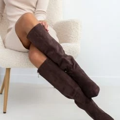 Πολύ καλή προσφορά 🔥 The Fashion Project Μπότες Suede με λεπτό τακούνι - Καφέ 😉 12 Πολύ καλή προσφορά 🔥 The Fashion Project Μπότες Suede με λεπτό τακούνι - Καφέ 😉 -Sneakers Κατάστημα mpotes suede me lepto takouni 105668 rzxv