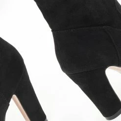 Συμφωνίες 😉 The Fashion Project Μπότες με λοξό τελείωμα Suede - Μαύρο ✨ 15 Συμφωνίες 😉 The Fashion Project Μπότες με λοξό τελείωμα Suede - Μαύρο ✨ -Sneakers Κατάστημα mpotes suede me lokso teleiwma 109448 k7k6