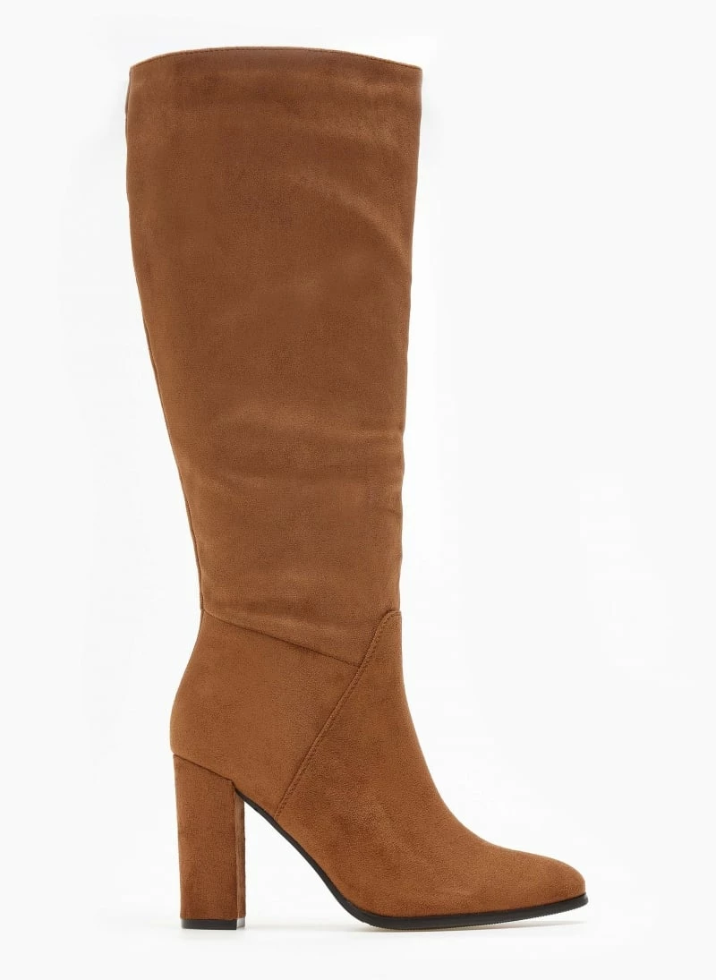 Ολοκαίνουργιο ⌛ The Fashion Project Μπότες Suede με ραφές - Κάμελ 🎁 4 Ολοκαίνουργιο ⌛ The Fashion Project Μπότες Suede με ραφές - Κάμελ 🎁 - Image 2