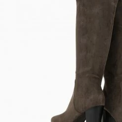 Εκπτωση 🌟 The Fashion Project Μπότες Suede με τρακτερωτή σόλα - Λαδί 👍 -Sneakers Κατάστημα mpotes suede me trakterwti sola 108215 iwjk