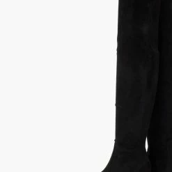 Flash Sale 🧨 The Fashion Project Μπότες πάνω από το γόνατο με μεταλλική λεπτομέρεια - Μαύρο 🥰 -Sneakers Κατάστημα mpotes suede panw apo to gonato 106481 e2z3