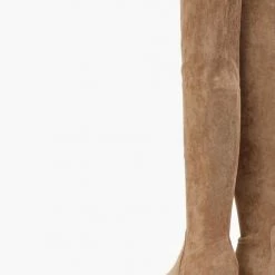 Εξοδος 🎉 The Fashion Project Μπότες πάνω από το γόνατο με μεταλλική λεπτομέρεια - Πούρο 🥰 -Sneakers Κατάστημα mpotes suede panw apo to gonato 106482 zk28