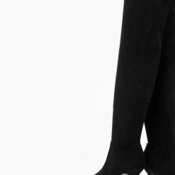 Το φθηνότερο 🤩 The Fashion Project Μπότες πάνω από το γόνατο Suede - Μαύρο 🎉 8 Το φθηνότερο 🤩 The Fashion Project Μπότες πάνω από το γόνατο Suede - Μαύρο 🎉 -Sneakers Κατάστημα mpotes suede panw apo to gonato me xamilo takouni 106368 1zkc