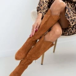 Καλύτερη πώληση 👏 The Fashion Project Μπότες Cowboy Suede με ραφές - Κάμελ 🌟 -Sneakers Κατάστημα mpotes western suede me rafes 108729 mnpj