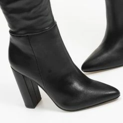 Νέος 🥰 The Fashion Project Μυτερές Block Heel μπότες - Μαύρο 💯 -Sneakers Κατάστημα muteres block heel mpotes 95630 i49s